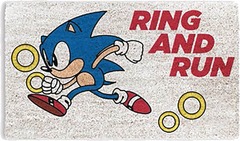 Door Mat - Sonic Ring and Run